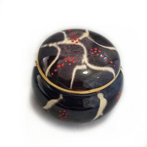 Vintage Ceramic Trinket Box Ring Box